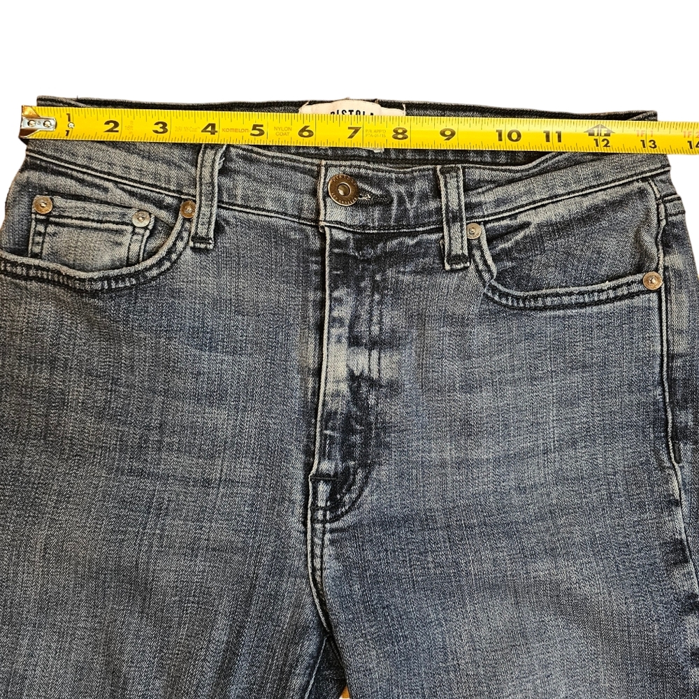 PISTOLA Women's Mid Rise Frayed Hem Skinny Jeans Size 26 - Picture 6 of 14